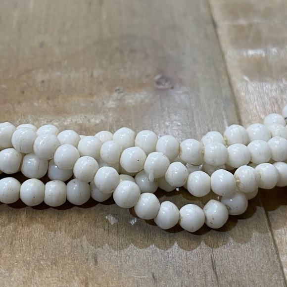 Vintage Jadeite 5 Strand twisted necklace 1950s - Picture 8 of 13